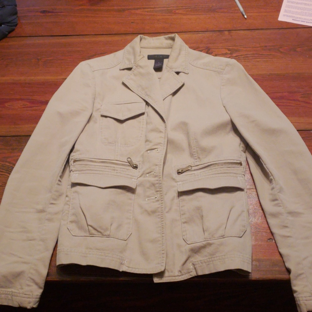 EUC The Limited corduroy beige jacket